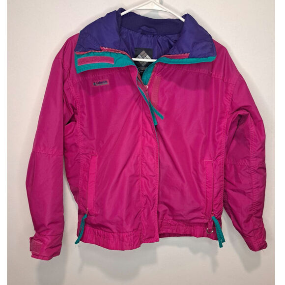 Columbia Jackets & Blazers - Vtg Columbia Bugaboo Two Piece Winter Ski Jacket Purple PInk Ladies Small